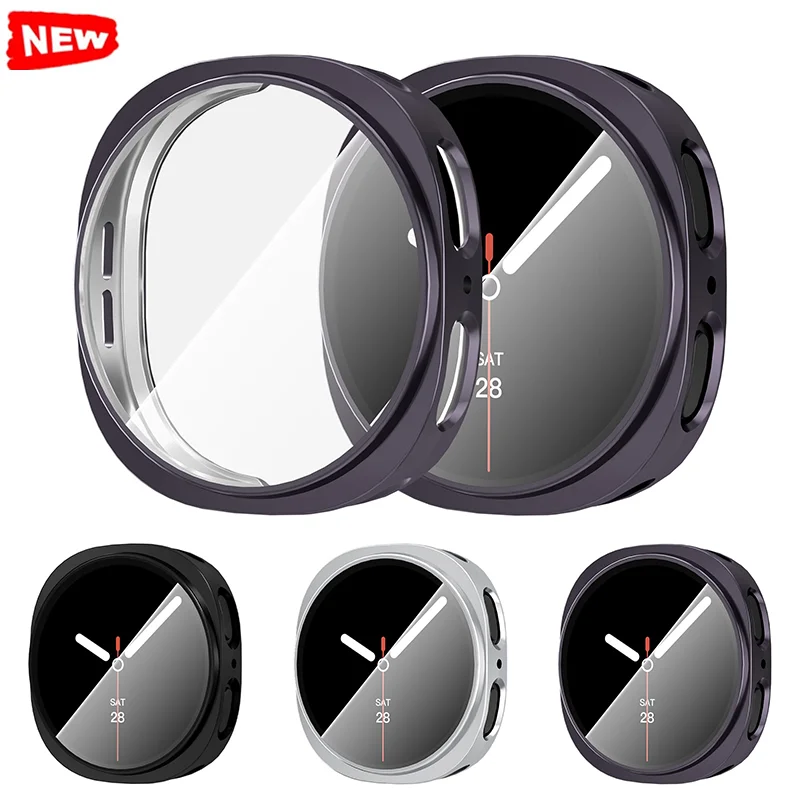 Чехол для Samsung Galaxy Watch 8, 40 мм, 44 мм, бампер с полным покрытием, мягкий защитный чехол из ТПУ - аксессуары для Galaxy Watch8