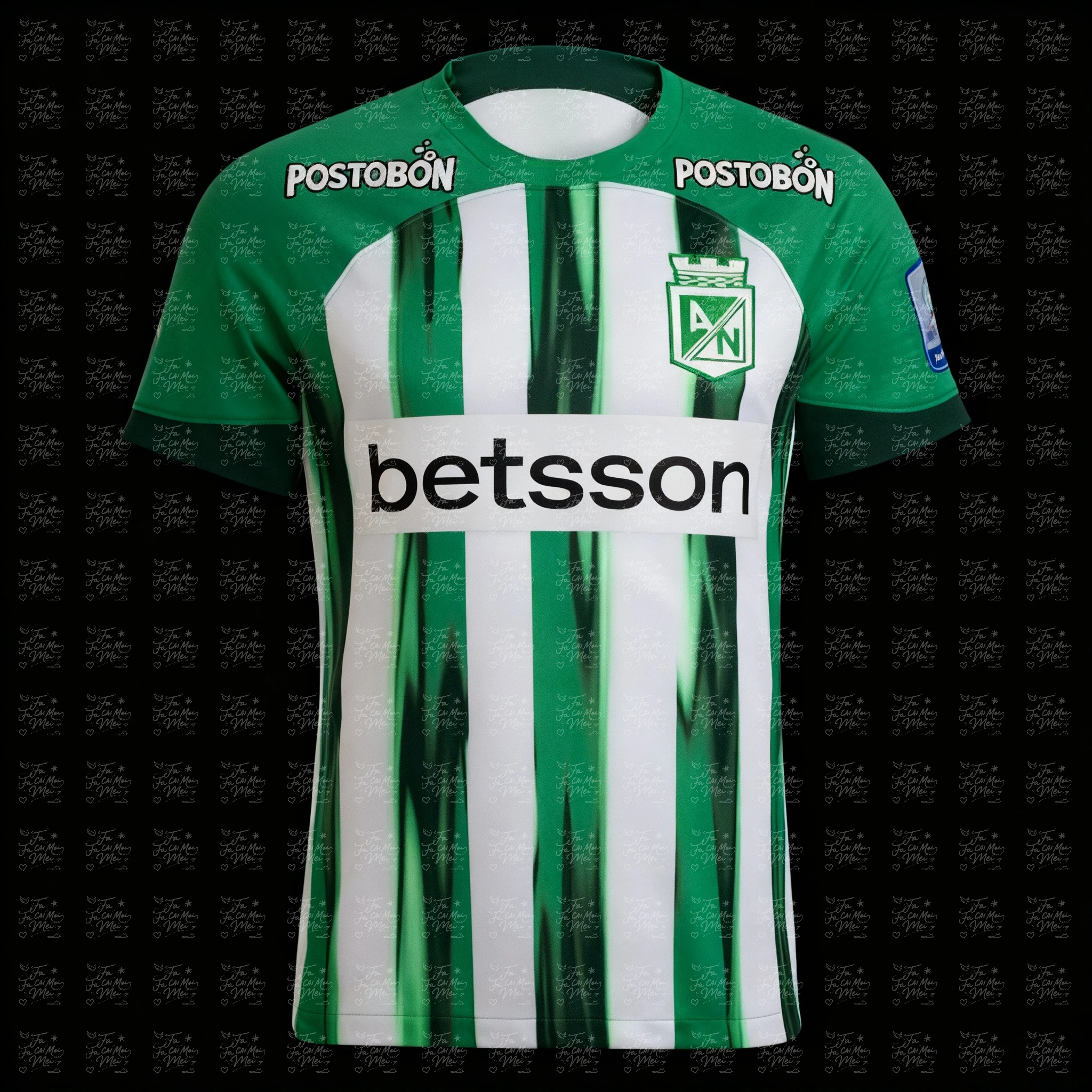 ملابس رياضية من سلسلة Atletico Naciona ملابس رياضية رقمية ثلاثية الأبعاد للرجال والنساء والكبار والآباء والأمهات والأطفال قمصان بأكمام قصيرة #1