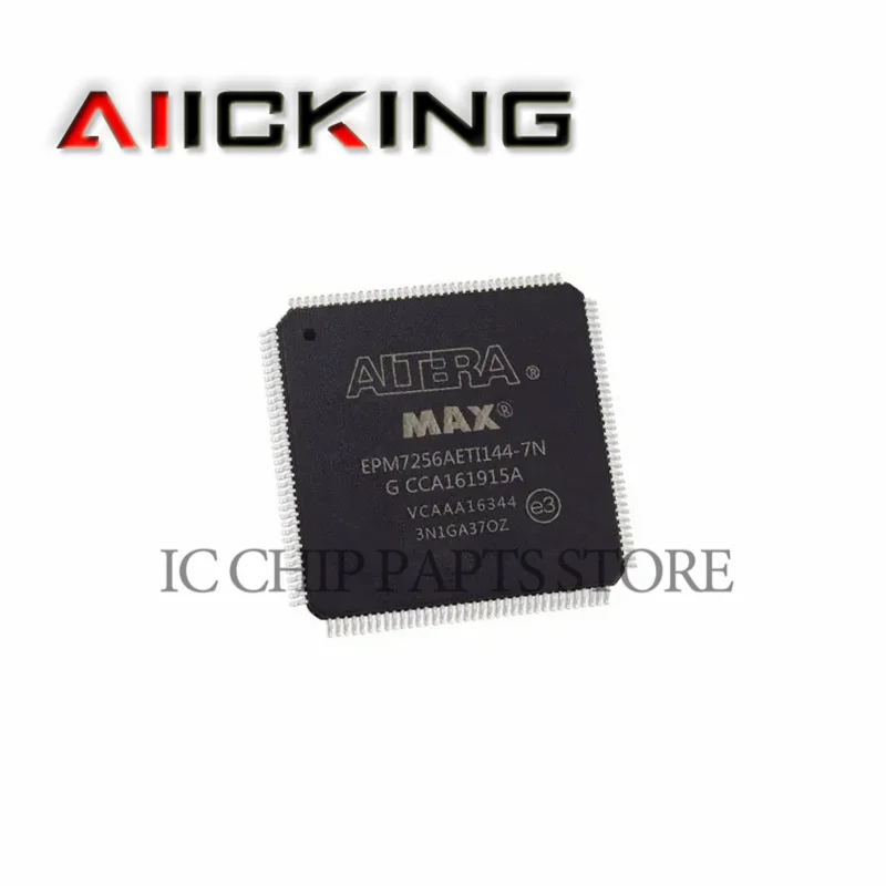 EPM7256AETI144-7N 1ชิ้น TQFP-144ประตู CPLD 5K เซลล์มาโคร256เทคโนโลยี126.6MHz CMOS 3.3V 144Pin ชิป IC ดั้งเดิมมีในสต็อก