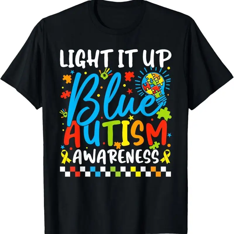 

Детская футболка с головоломкой Light It Up Blue для осведомленности об аутизме
