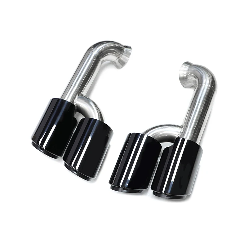 

2pcs/lot Quad Exhaust Tip For Porsche Cayenne 957 2007-2010 Muffler Tip Tailpipe Exhaust System Nozzle