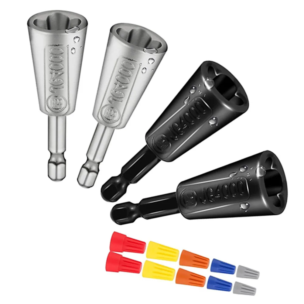 Simplify Your Wiring Tasks Electric Drill Compatible Quick Connect Device Featuring Four Tools And Ten Wiring Accessories