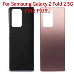 For Samsung Galaxy Z Fold 2 5G F916 F916U glass Battery Back Cover Z Fold2 Rear Door Panel Housing Case Replace