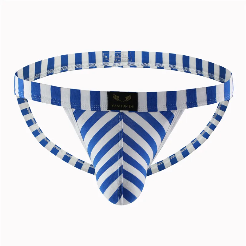 5PCS Men Underwear Double Strings Low Waist Men Thong Cotton Sexy Jockstrap Cotton Male Panties Cueca Tanga Hombre Thongs