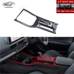 ABS Carbon Fiber Color Gear Shift Panel Cover Interior Decorative Trim for Toyota Prius 2023 2024