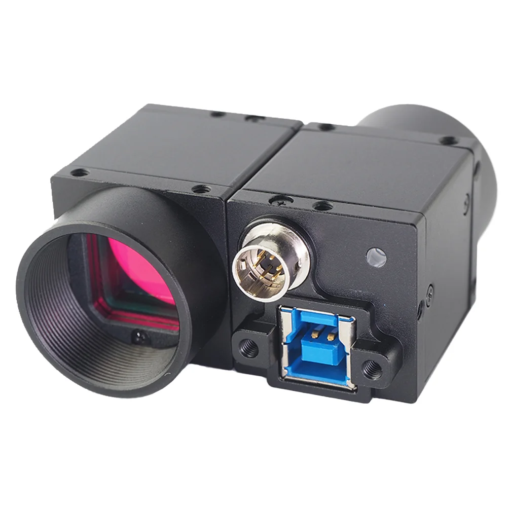 آلة رؤية عالمية مصراع صناعي GigE 3MP 30fps لون إيثرنت رقمي صناعي #2