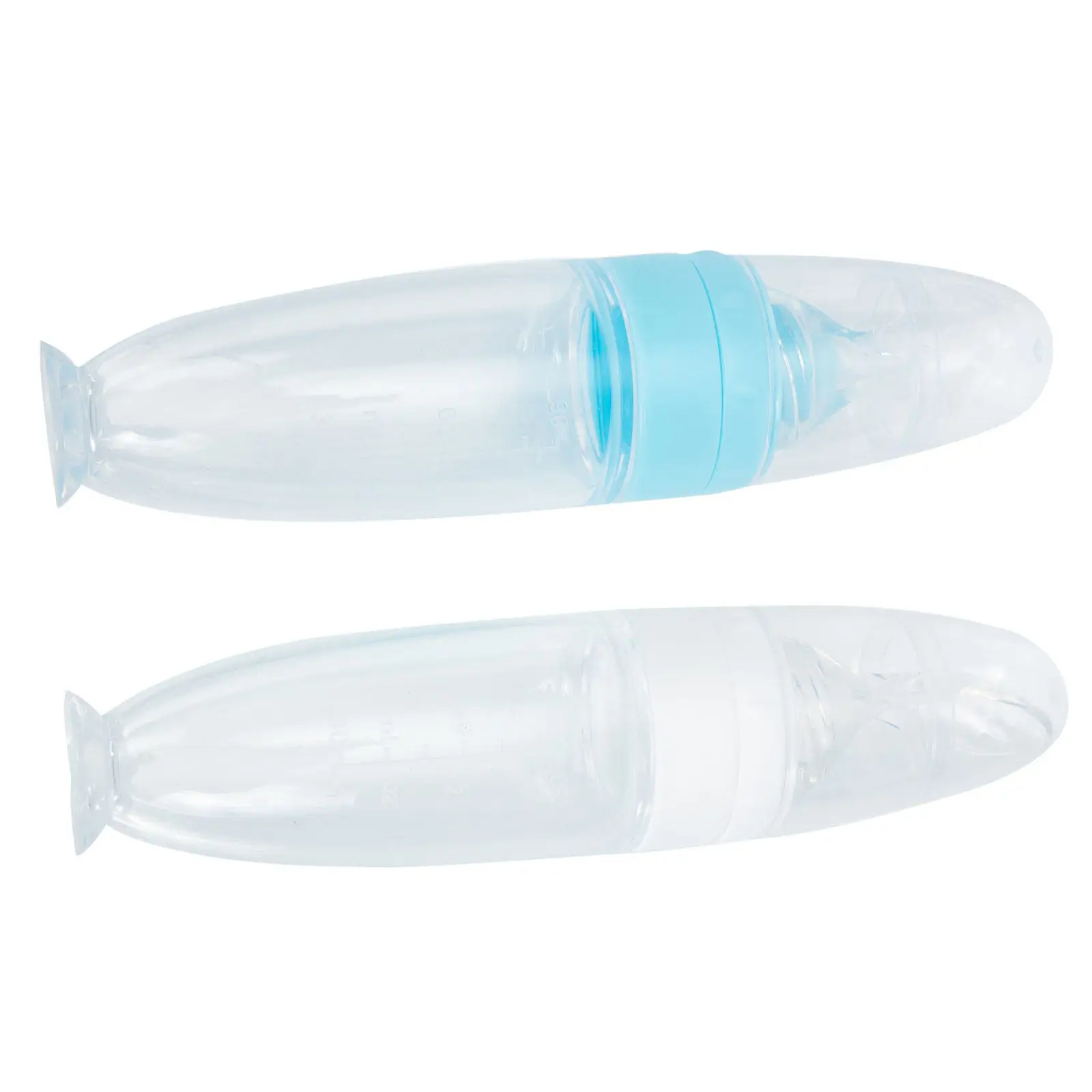

2Pcs Silicone Baby Food Bottle Feeders Squeeze Feeders for Rice Cereal Pureed Food Milk Formula Gum Fine Motor
