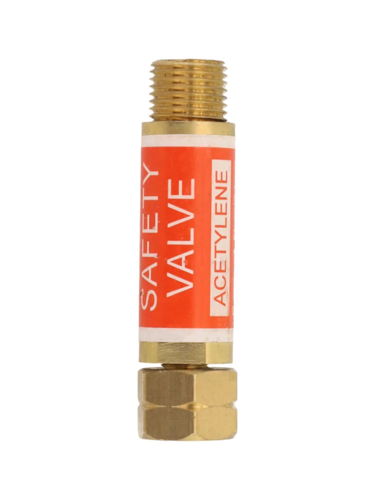 Acetylene Flashback Arrester Check Valve Copper Excellent Heat Dissipation For Gas Equipment Gas Flow Protection
