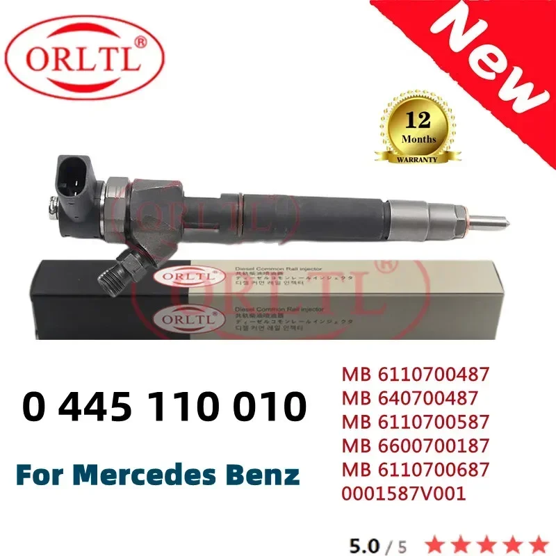 

ORLTL NEW 0445110010 OE 6110700587 0 445 110 010 High Quality Injector A6110700587 A611070058738 640700487 For Mercedes Benz