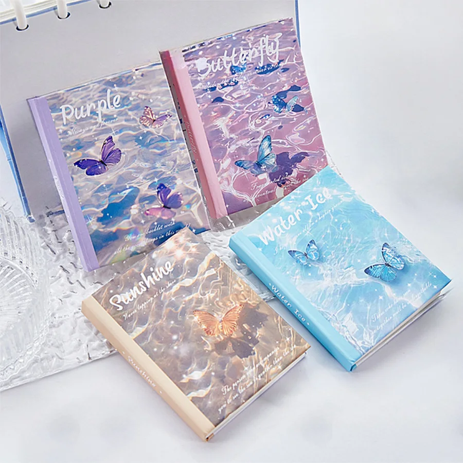 

1pc beautiful A7 portable notebook, multi-purpose horizontal line sketching notebook, portable pocket notebook, random color