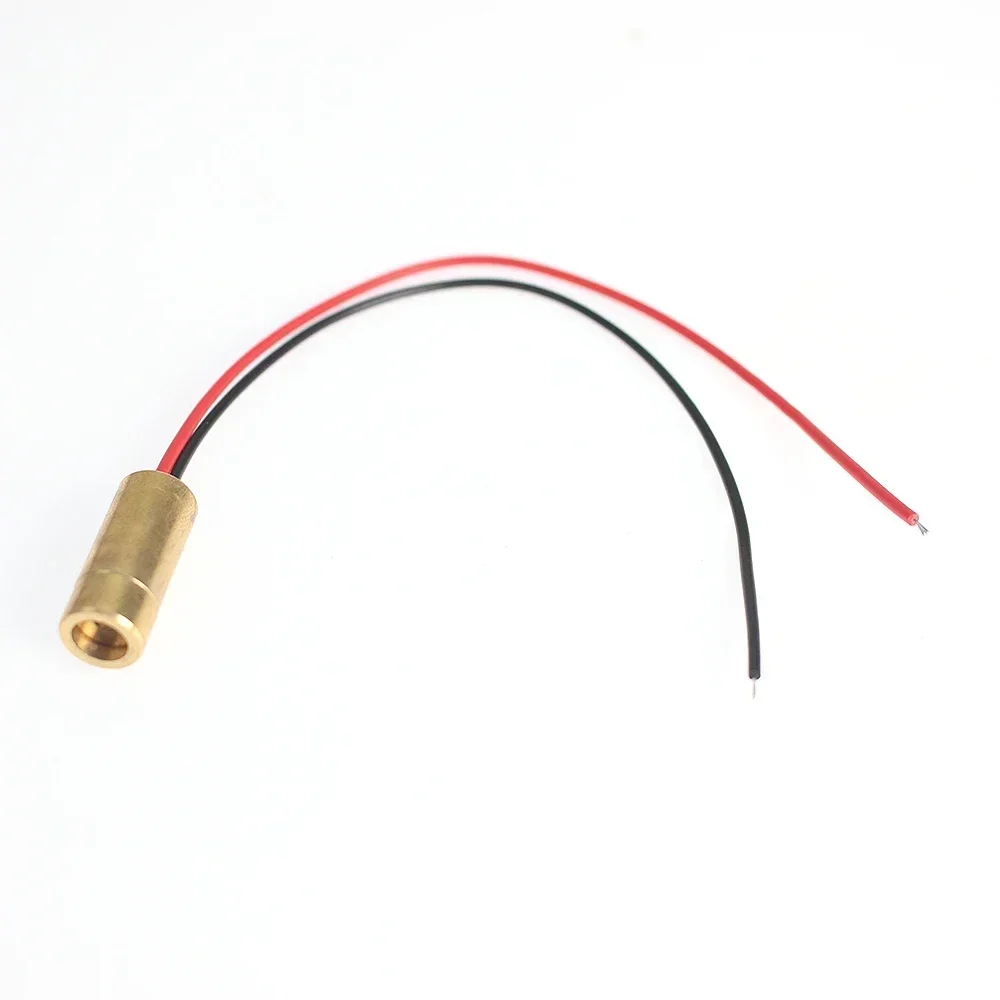 1PC Laser Head 650nm 9mm 3V 50mW Laser Cross Diode Module Red Copper Head Line / Point / Cross Laser Diode