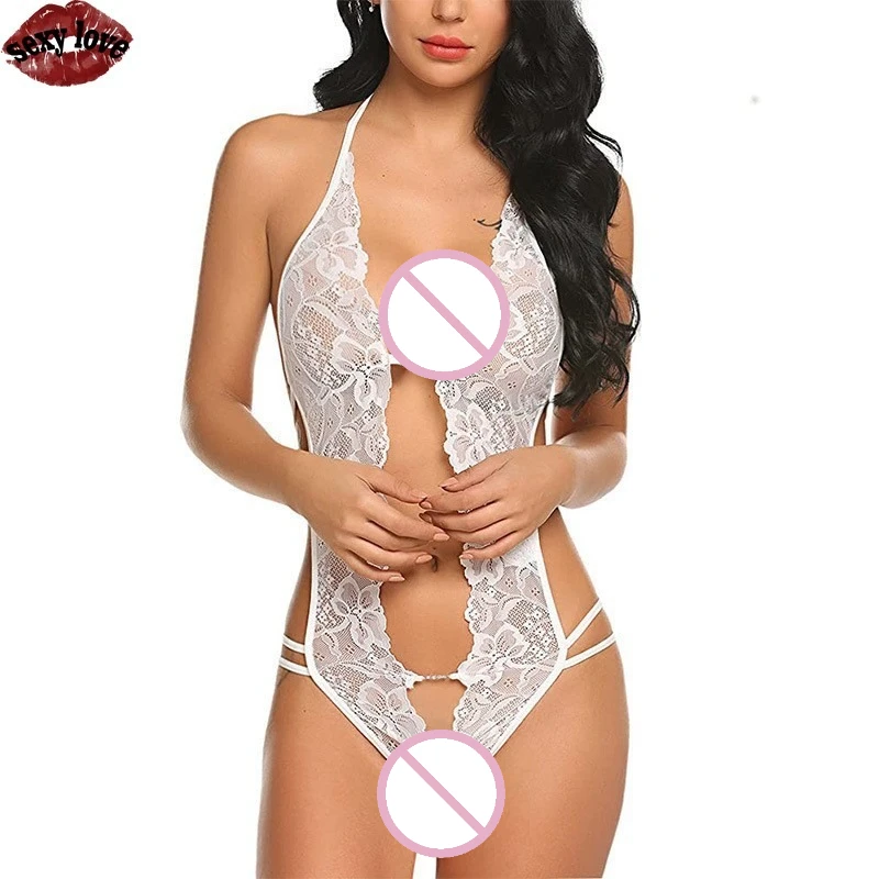 Lencería Sexy de amor para mujer, ropa ajustada de encaje con espalda descubierta y perspectiva multicolor, pijamas eróticos, superventas