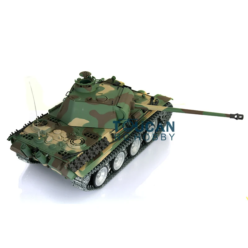 Henglong Panther G RTR RC Tank 3879 1/16 7.0 Customized Metal Tracks Wheels High Quality Replica Toy Collectors TH17491-SMT7