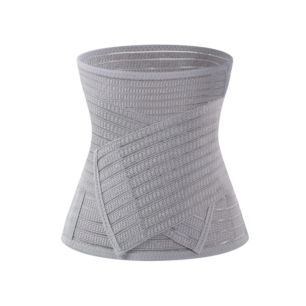 

Simple Stripe Tummy Control Shapewear Mesh Corset Waist Trainer Shapewear Shapewear Postpartum Solid Abdominal Belt Women