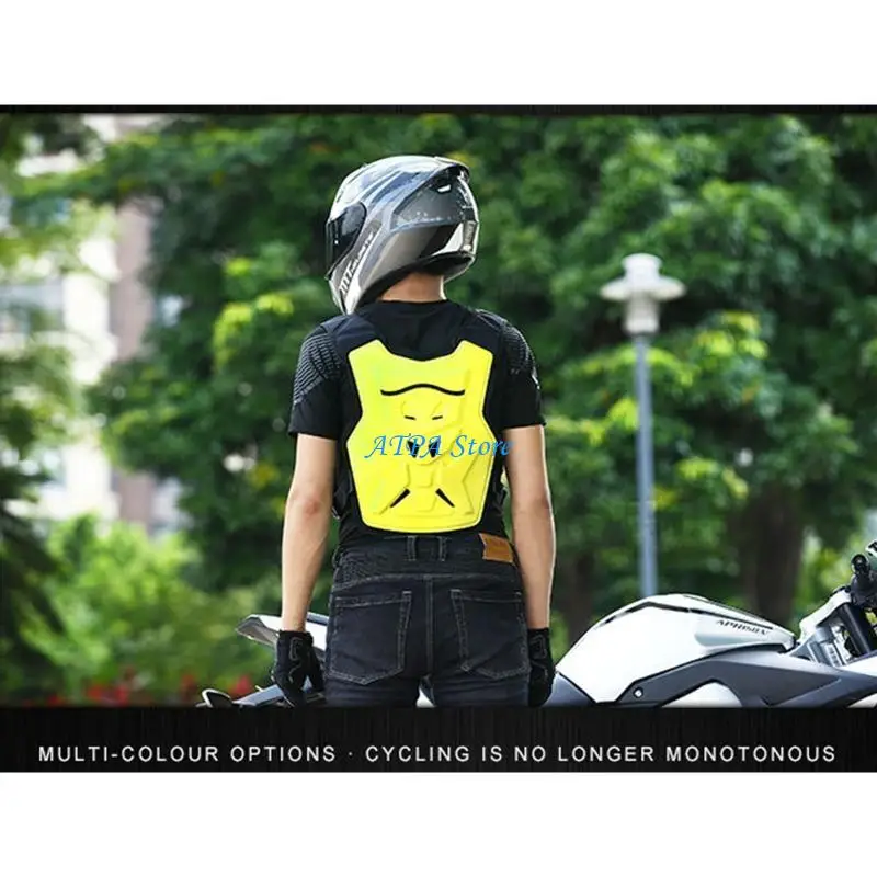 U13C Adulto Motocicleta Dirt Bike Equipamento proteção Colete protetor traseiro no peito