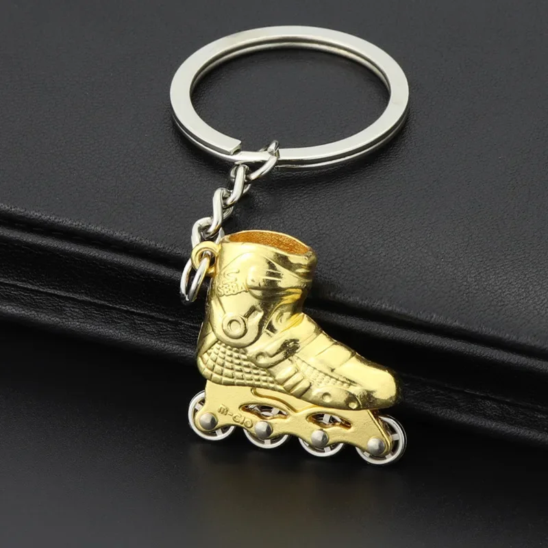 Porte-clés de patin à roulettes pour hommes et femmes, porte-clés de voiture, cadeau de fête, bijoux, mode