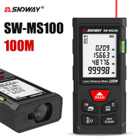 SNDWAY laser distance meter 40M 60M 80M 100M rangefinder trena laser tape range finder build measure device ruler test tool