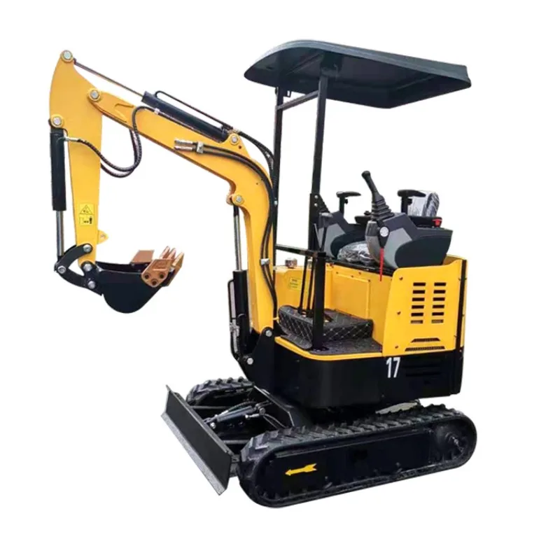 Small Crawler Excavator Road Greening Agricultural Digging Pit Planting Tree  