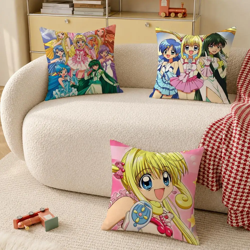 almohada Mermaid Melody Pichi Pichi Pitch Cushion Cover Pillow Cover Decorative Throw Couch Home Decor for Living Room Sofa