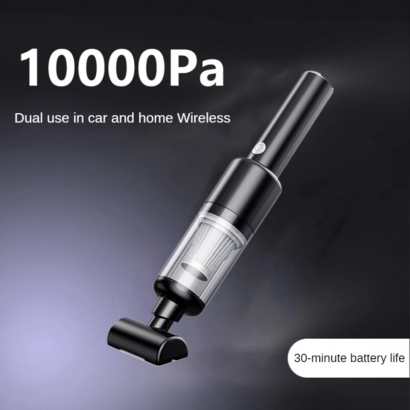 10000Pa 2 In 1 Car Vacuum Cleaner Wireless Charging Air Duster Handheld High-Power Vacuum Cleaner For Home Office