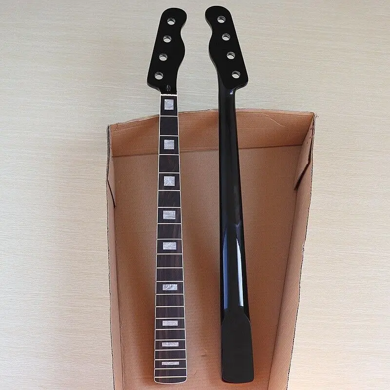 Electric Jazz Bass Neck, 20 Fret, DIY Bass Guitar Part, 4 Strings，High quality DIY alternatives