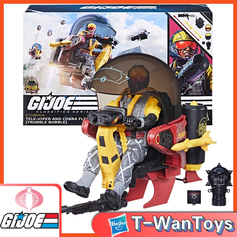 مراجعة تفصيلية لسلسلة Hasbro G.I. Joe Classified Series: Python Patrol Tele-Viper و Cobra Flight Pod (Trubble Bubble) من ألعاب الأكشن