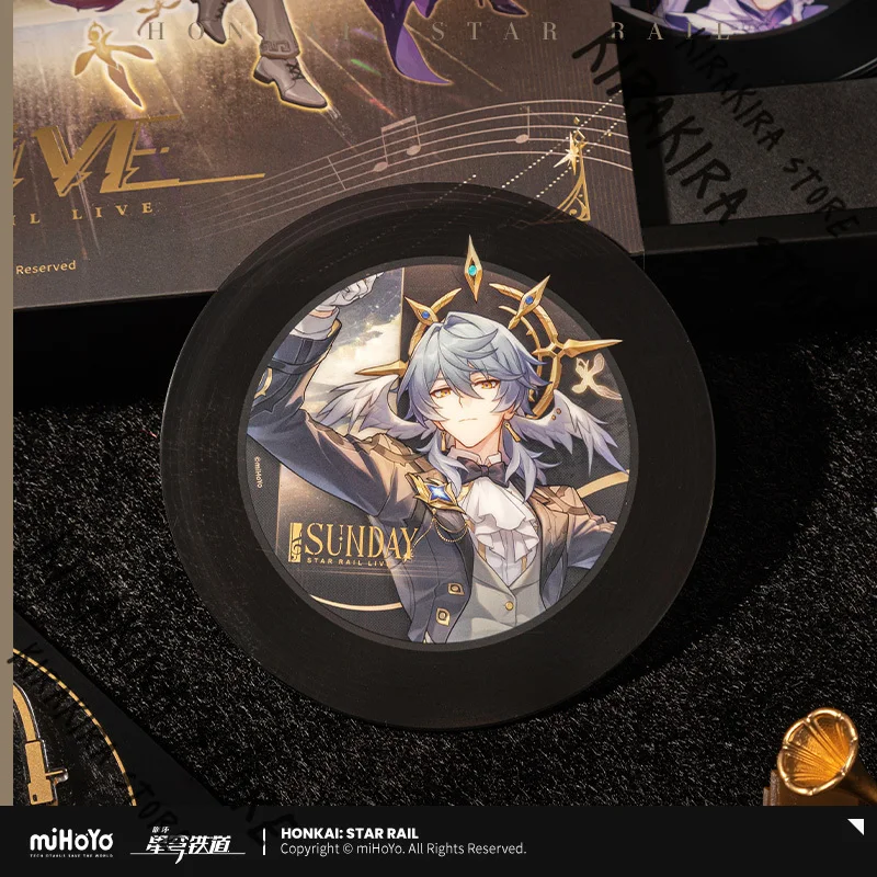 Robin Castorice 스탠딩 사인 아크릴 공식 장식품 Honkai: 스타 레일 스탠드 플레이트 코스프레 Sunday The Herta Collection Gift