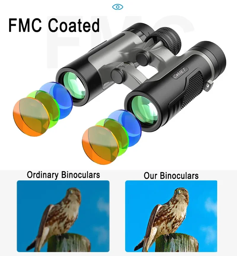 10x25 Kompaktes Fernglas mit Hoher Leistung für Erwachsene und Kinder Einfache Fokussierung HD-Optik Teleskop für Vogelbeobachtung Reisen Sport Spiele – Detail 19
