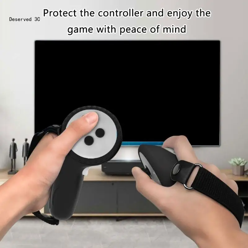 Controller Silicone Cover with Lens Protections Film for PICO 4 Gamers