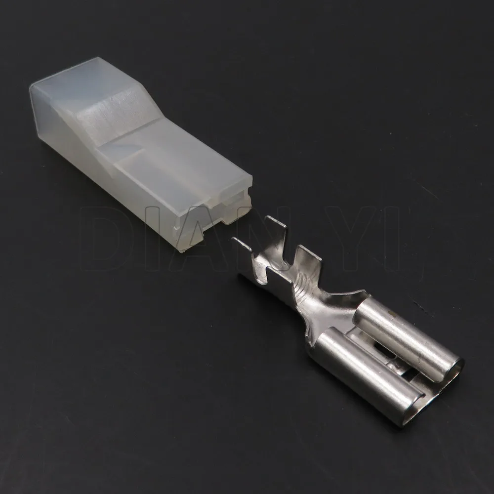 1 Set 1 Way 9.5mm Auto Connector with Terminal AC Assembly Car Large Current Plug