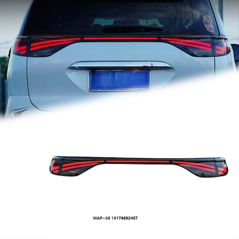 FT Car Light forToyota Previa ACR50 Taillight 2006-2016 LED Tail Lamp Dynamic Turn Signal Light Car Through Taillights Assembly