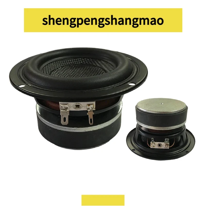 4.5 Inch Ferrite 80 Magnet Super Bass Subwoofer Fiberglass Rubber Edge 4Ohm 8Ohm RMS 30W Car Audio 1PCS free shopping