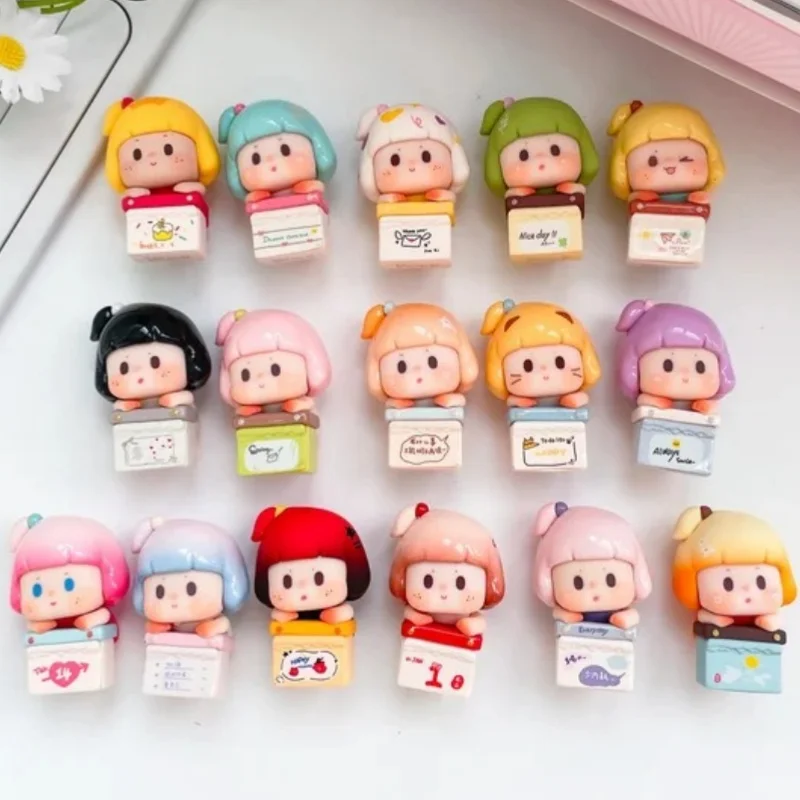 

Genuine Blind Box Bu Er Hour Series Mysterious Box Cute Anime Mini Doll Car Desktop Decoration Collection Toy Holiday Gift