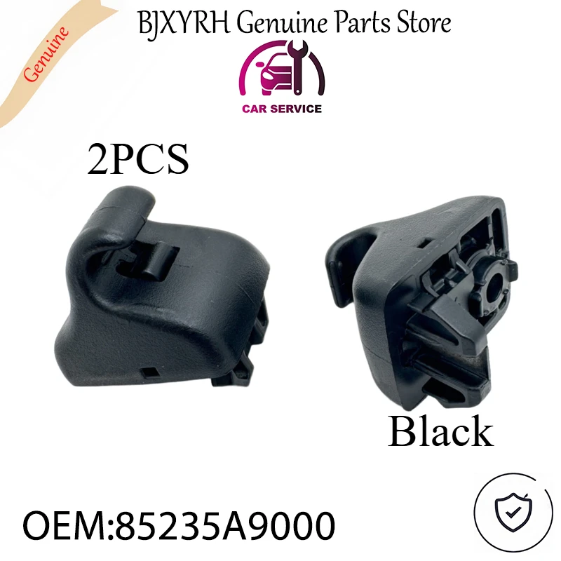 85235A9000 Sun Visor Clip Retainer Black 2PCS for Hyundai Santa Fe MX5 2024-2026 Kia Sorento 2016-2020 Kia Soul 2020-2023 OEM