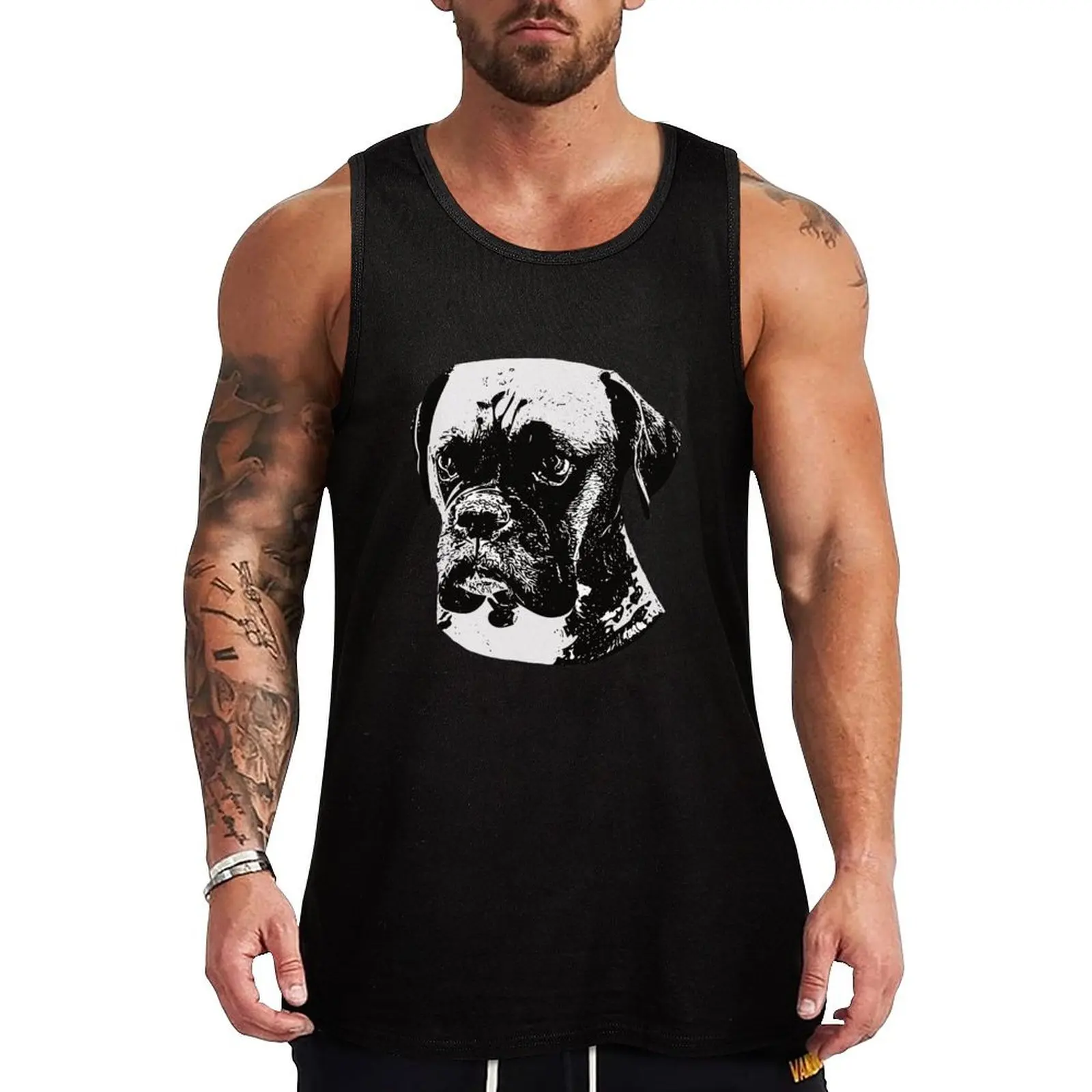 

Boxer Face Tank Top Gym clothes singlets for men sports suits best selling products