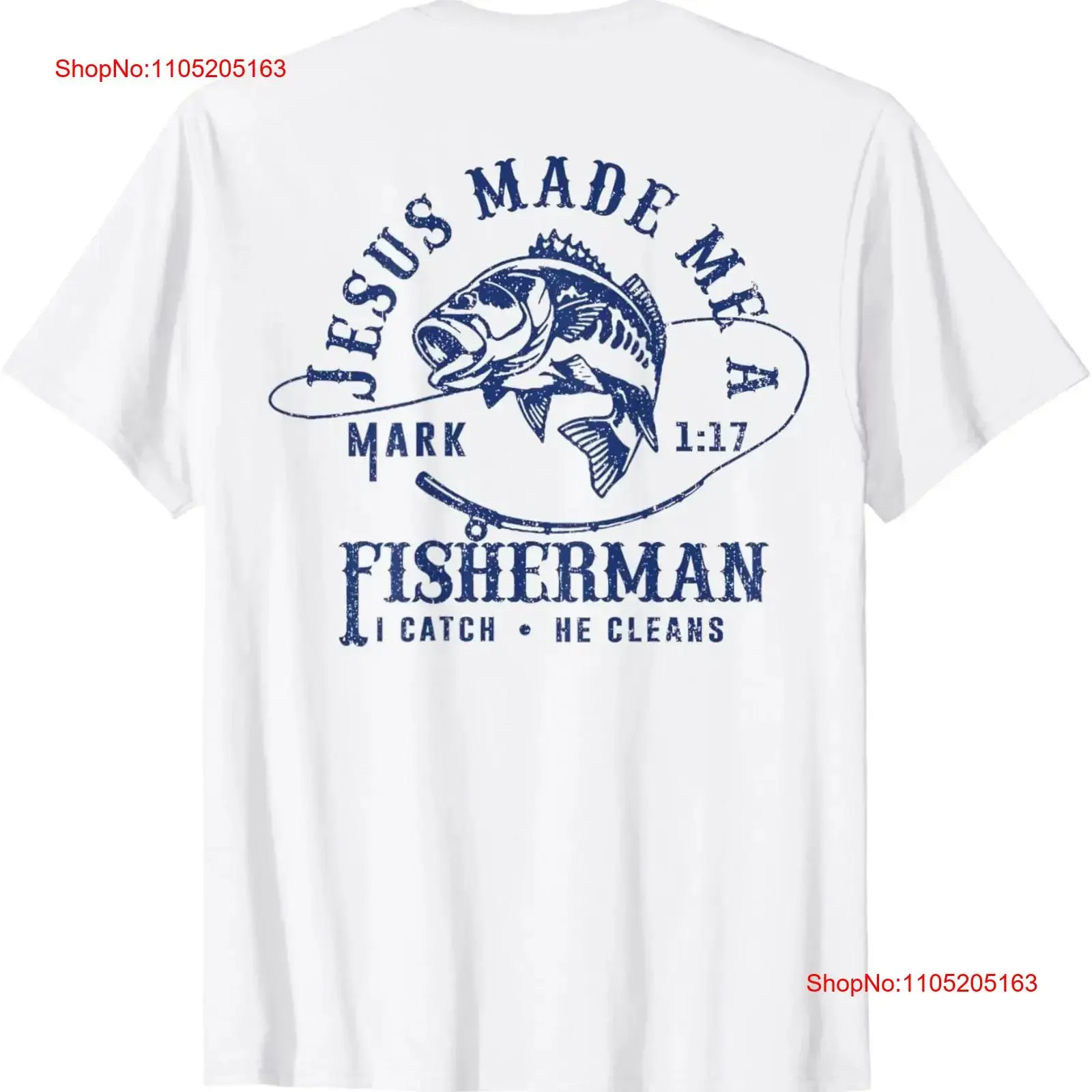 Jesus me fez um pescadores eu pegou ele limpa na parte traseira t camisa vintage lavado versátil topo para uso diário streetwear ligeiramente