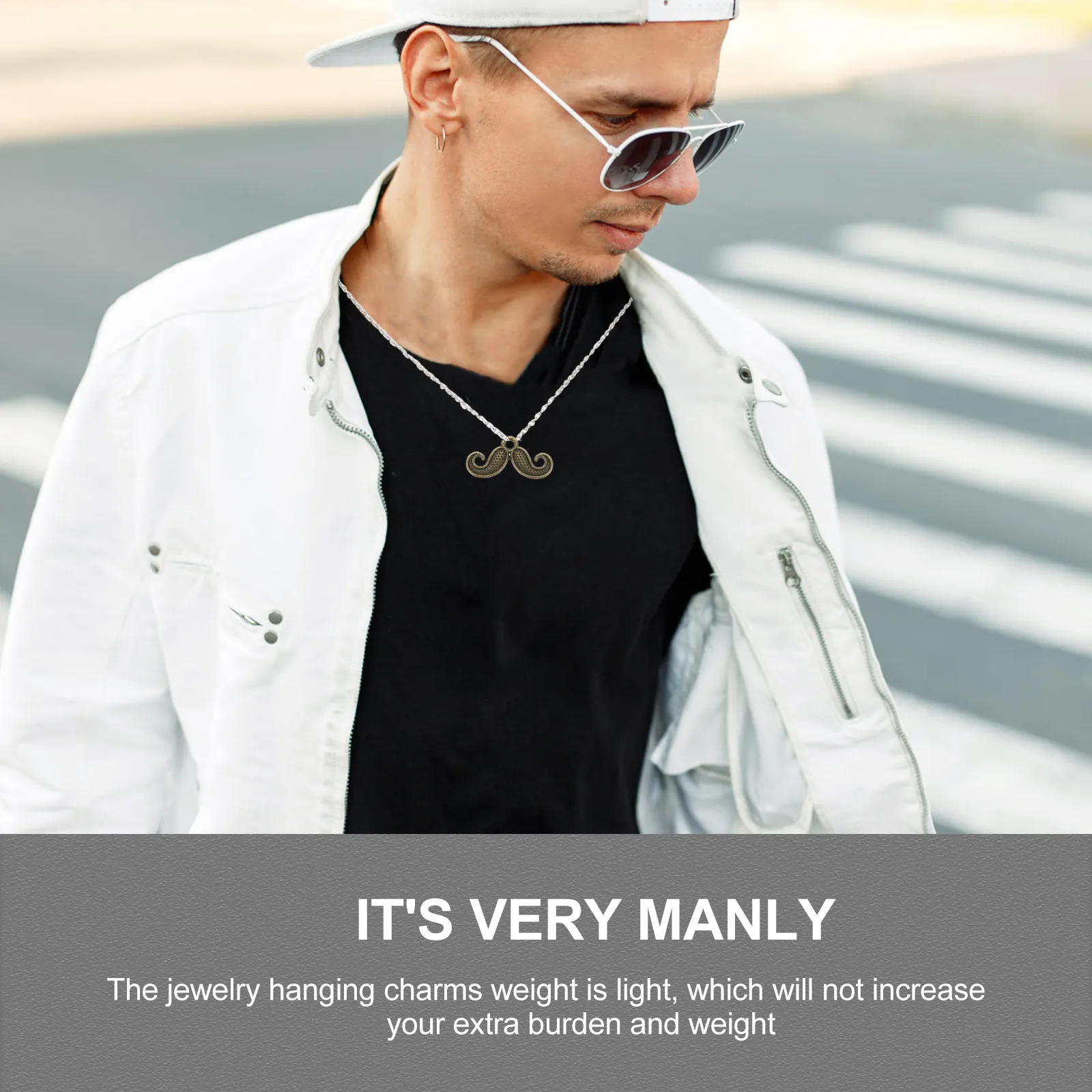 

150 шт. мини-подвесок в виде усов из сплава, фурнитура для рукоделия, для браслетов, серег, ожерелий, цепочек для свитеров, набор для декорирования