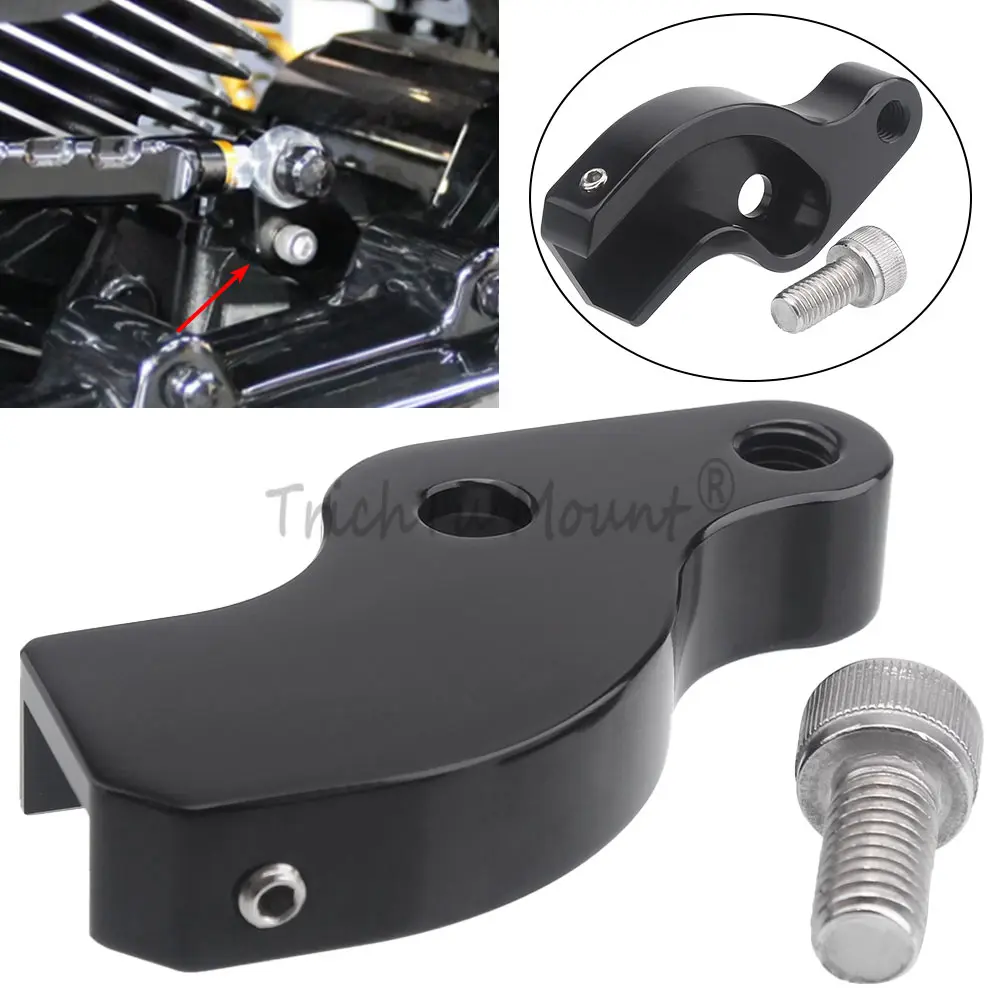 Motorcycle Black Aluminum Transmission Booster For Harley Davidson M8 Touring Bagger M8 Softail Shift Neutral Assist Bracket