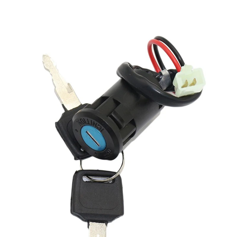 ATV Ignition Key Switch Universal 2 Wires Ignition Keys Start Switch Lock Key  for POCKET DIRT BIKE ATV SCOOTER U KS51