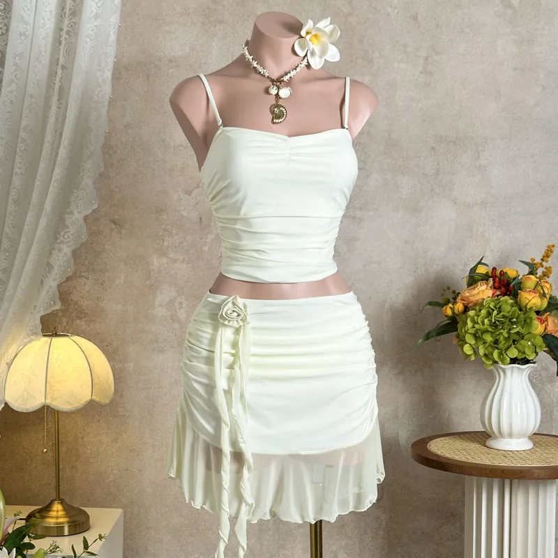 ชุดบิกินี่เซ็กซี่แบบ 3 ชิ้น ชุดว่ายน้ำผู้หญิง ชุดว่ายน้ำสามชิ้น ชุดว่ายน้ำชายหาด ชุดว่ายน้ำบราซิลเลียนบิกินี่ ชุดว่ายน้ำสำหรับสระว่ายน้ำ