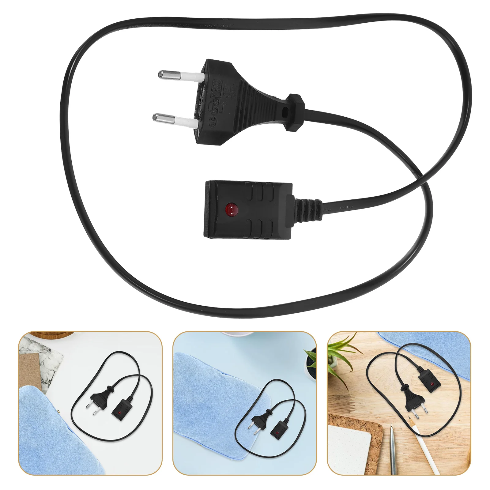 Hot Water Bottle Charging Cable Plug for Electric Hand Warmers Rechargeable Travel Bottles