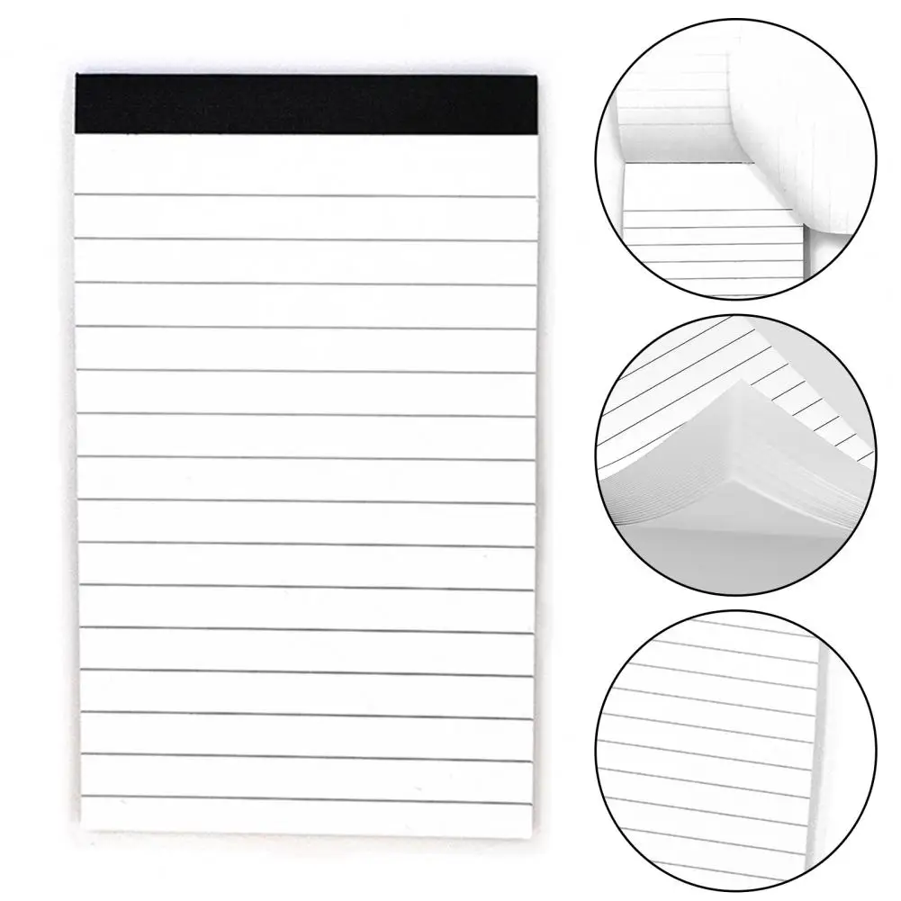Bloc de notas de 3x5 pulgadas, 3x5, 10 paquetes, almohadillas de notas pequeñas, almohadillas de escritura prácticas para el hogar, oficina, escuela, Bloc de notas forrado con 30