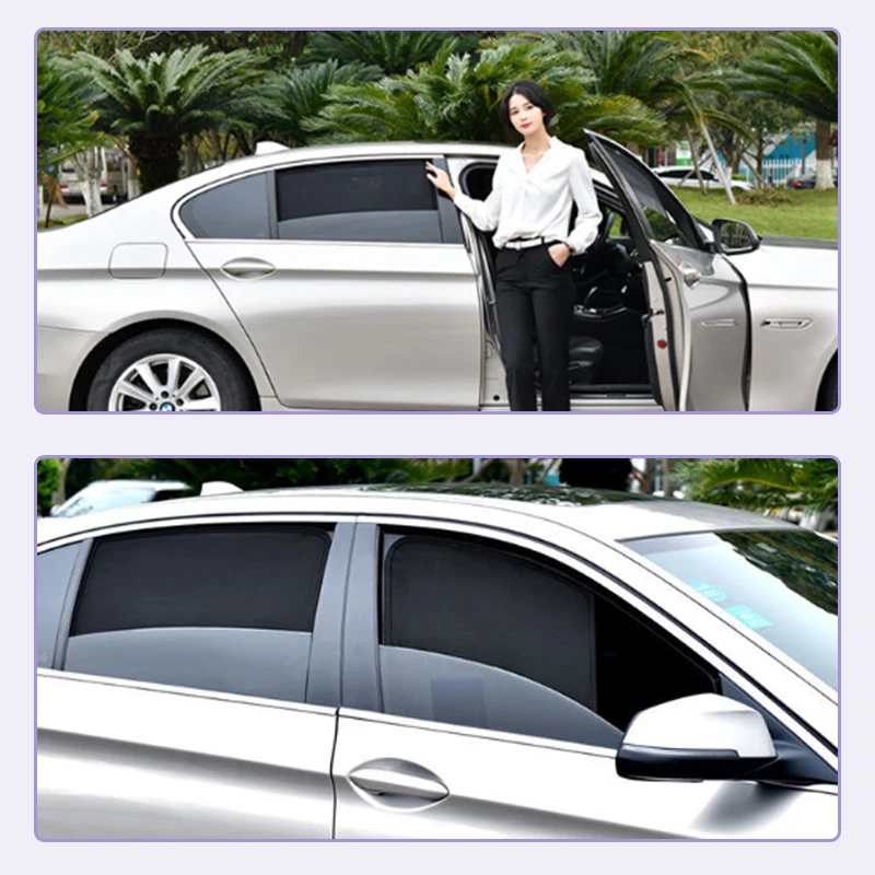 مظلات شبكية للسيارات من فولكس فاجن، ملحقات فولكس فاجن ID 4 موديلات 2021 و2022 و2023 و2024، واقيات الشمس، واقيات الشمس، أغطية النوافذ، أدوات السيارات #5