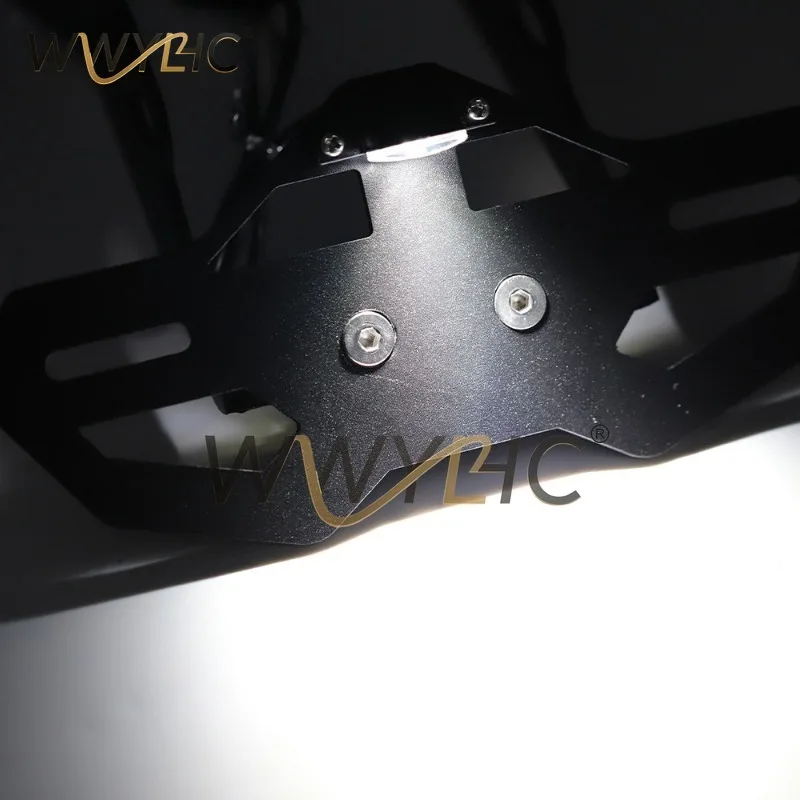 Suitable for YZF R7 MT07 License Plate Holder, Motorcycle License Plate Holder, Combat Short Tail Mudguard, and Tailstock