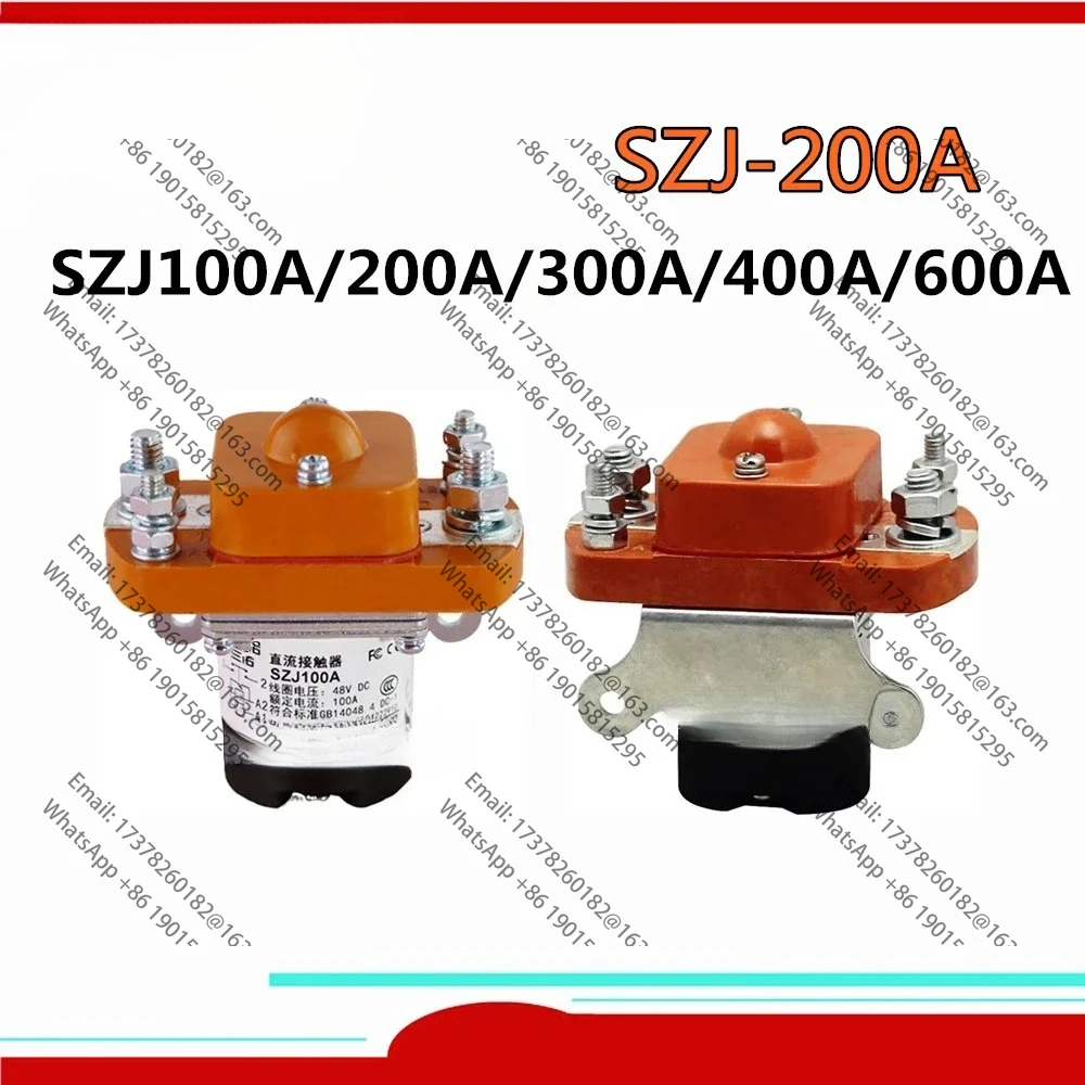 

1PCS New DC contactor SZJ50A SZJ100A SZJ300A SZJ400A SZJ600A SZJ-100A SZJ 100A 12V 24V 36V 48V 60V 120V Forklift Truck Power
