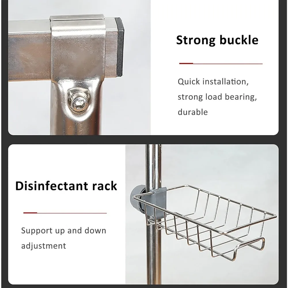 ที่วางไม้กวาดและไม้ถูพื้นแบบพกพา, รถเข็นเก็บอุปกรณ์ทำความสะอาดพื้น, อุปกรณ์จัดเก็บอุปกรณ์ทำความสะอาดบ้านและสวน