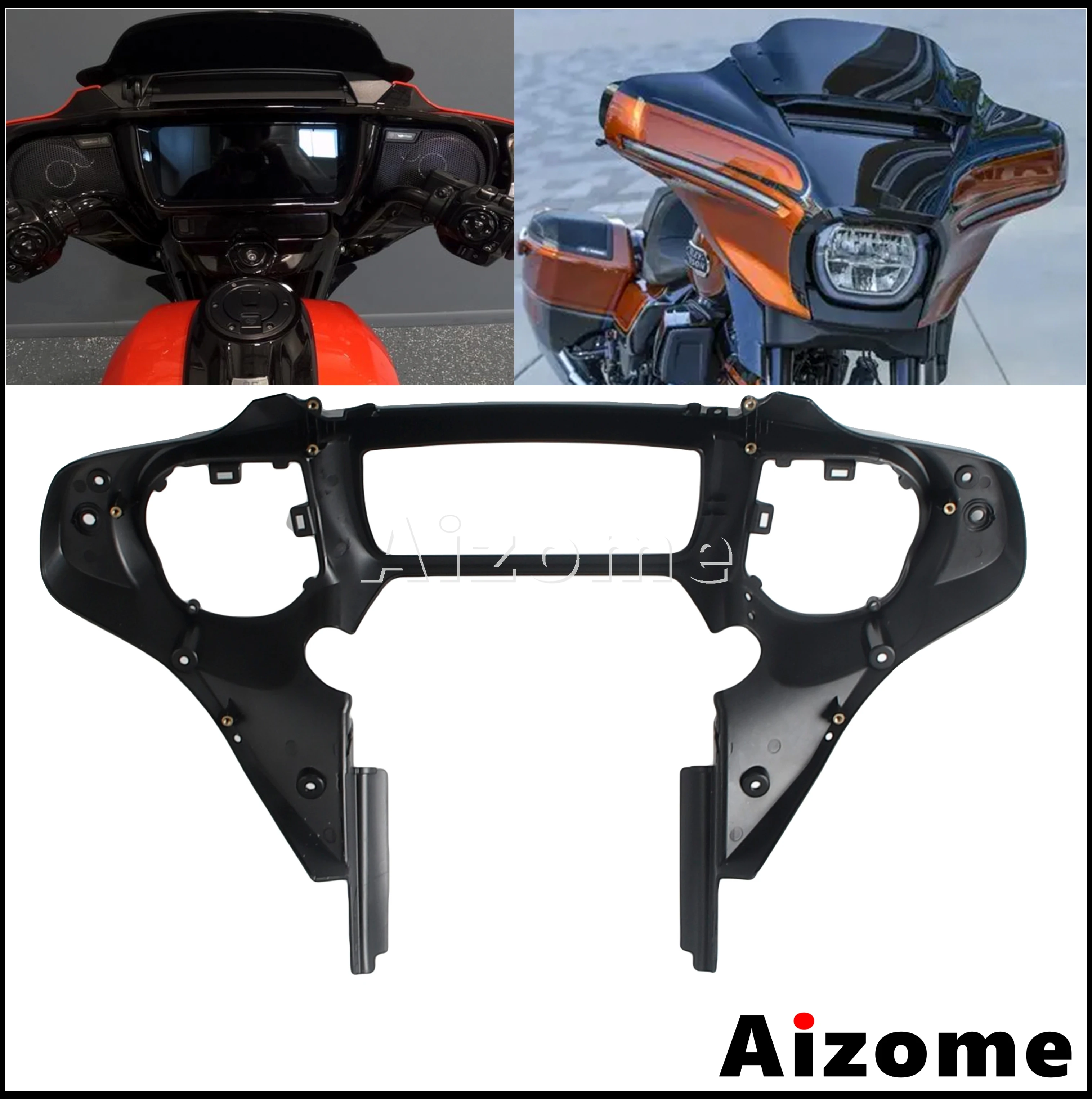 

For Harley CVO Street Glide FLHXSE 2023-25 Front Cowl Speedometer Cover ABS Plastic Touring Inner Fairing Motorcycle Accessories