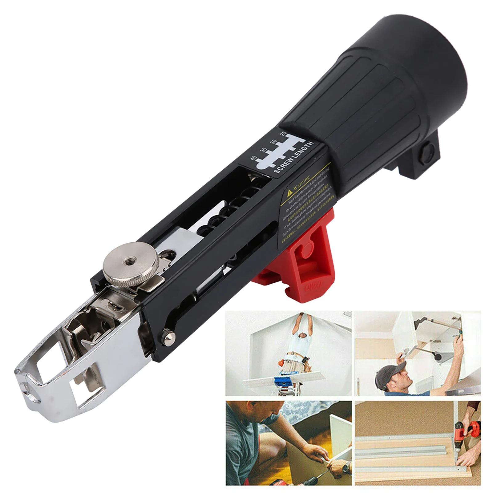 Automatic Chain Nail Gun Electric Drill Screw Tightening Equipment Woodworking Tool Adapter Screw Gun Screw Tightening Equipment