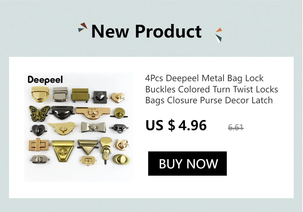2Pcs Metal Turn Twist Lock Buckle Purse Spring Latch for Bags DIY Handbag Locks Clasp Bag Closure Sewing Hardware Accessories