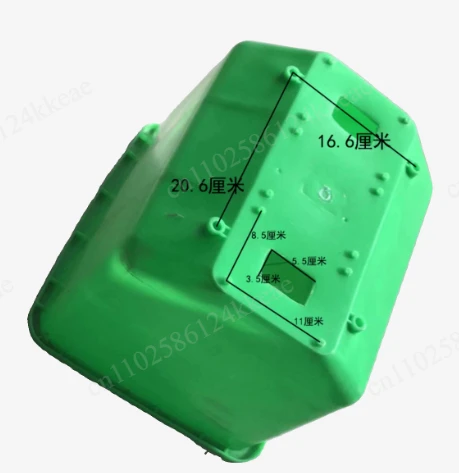 Two-Row Small Agricultural Fertilizer Spreader Attachment, Dual-Hopper Box for Micro Tiller & Zero-Tilling Machine Fertilization